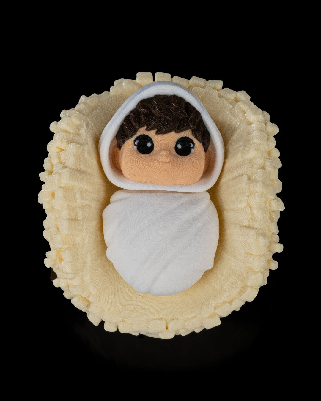 Baby Jesus in Manger Keychain
