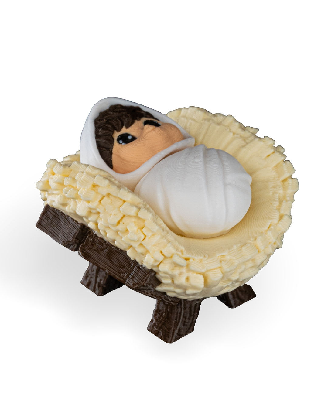 Baby Jesus in Manger Keychain