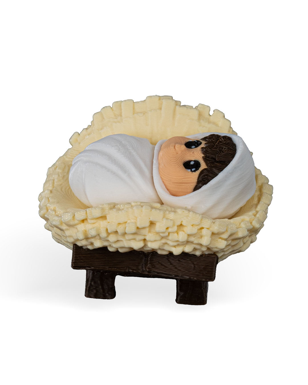 Baby Jesus in Manger Keychain