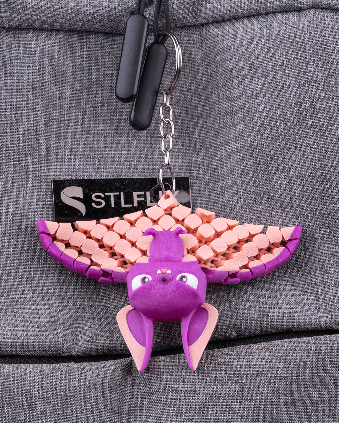 Bat Fidget Toy Keychain