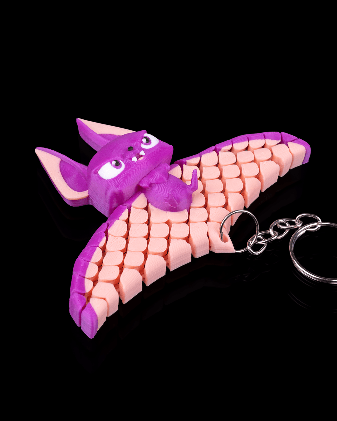 Bat Fidget Toy Keychain