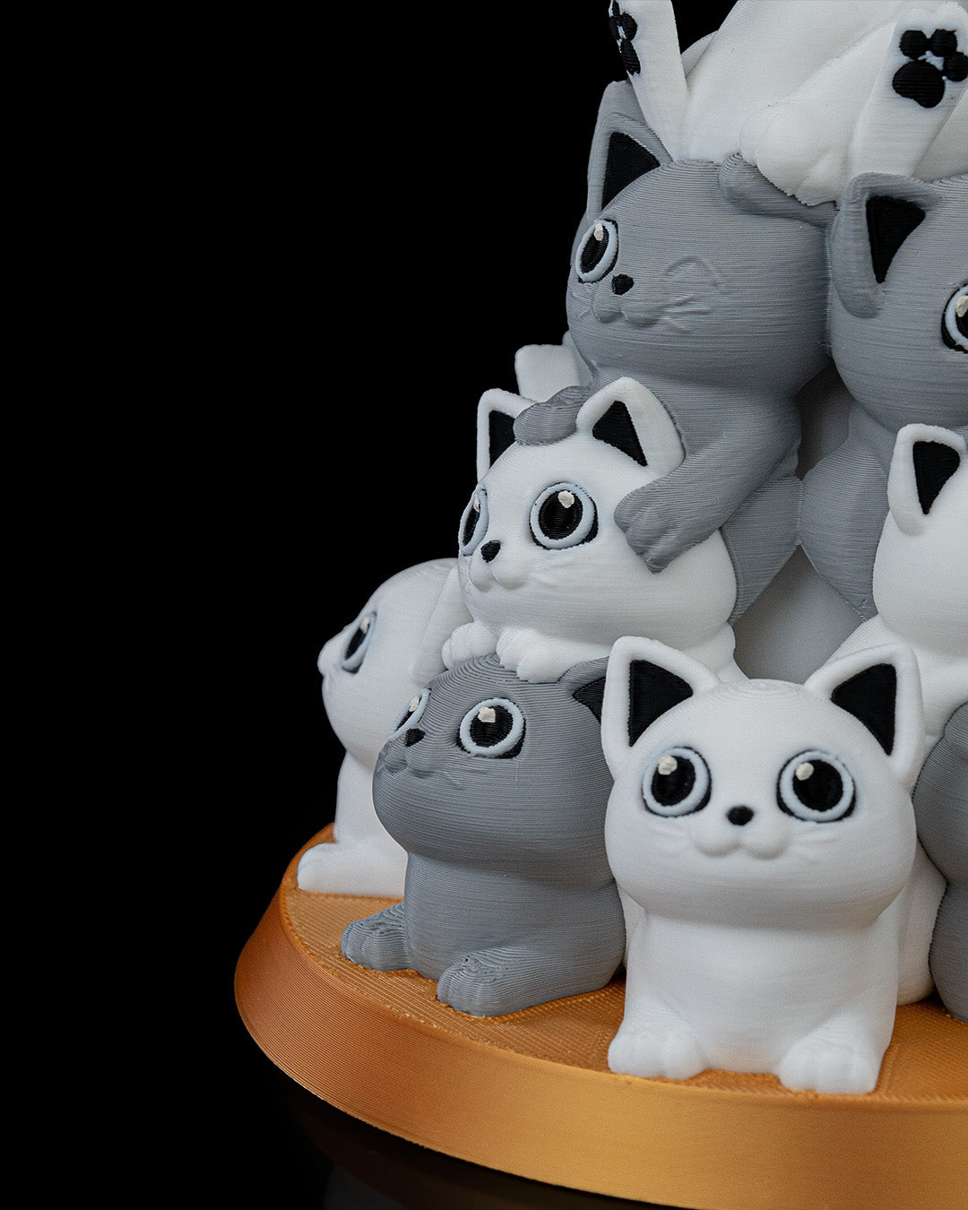 Cat in Christmas Tree Tealight Lamp