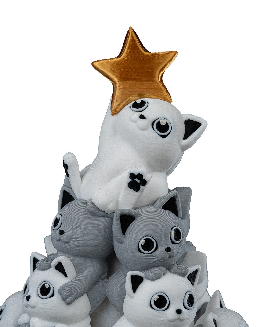 Cat in Christmas Tree Tealight Lamp