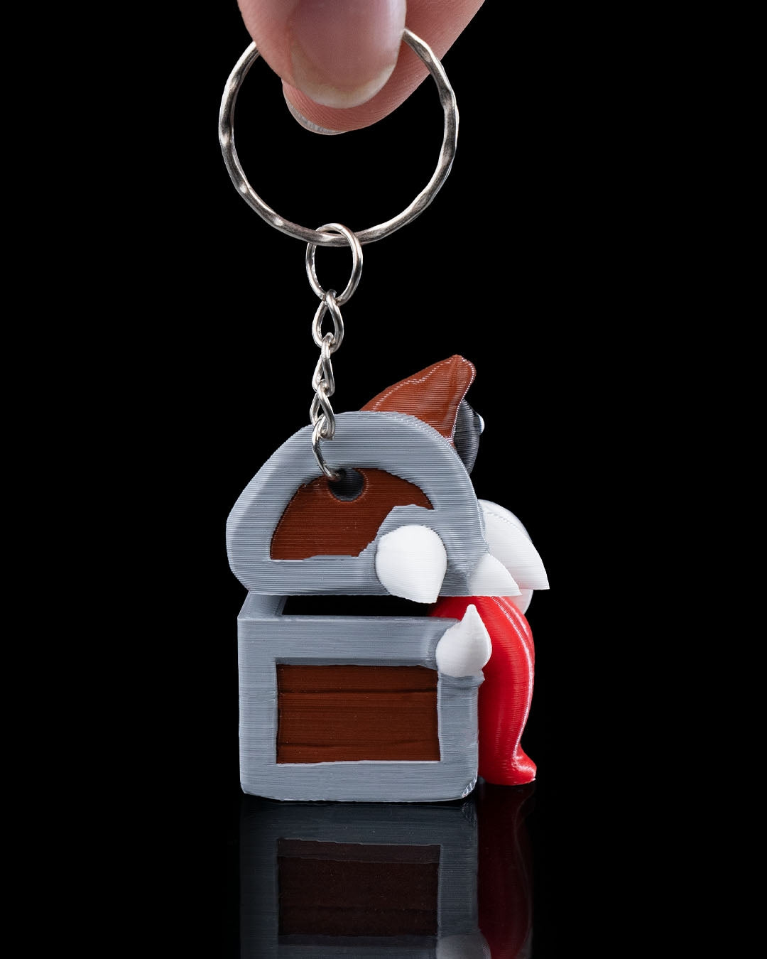 Treasure Chest Mimic Keychain