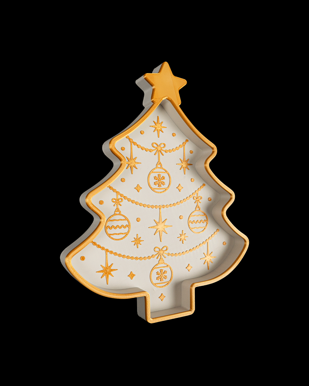 Christmas Tree Trinket Tray