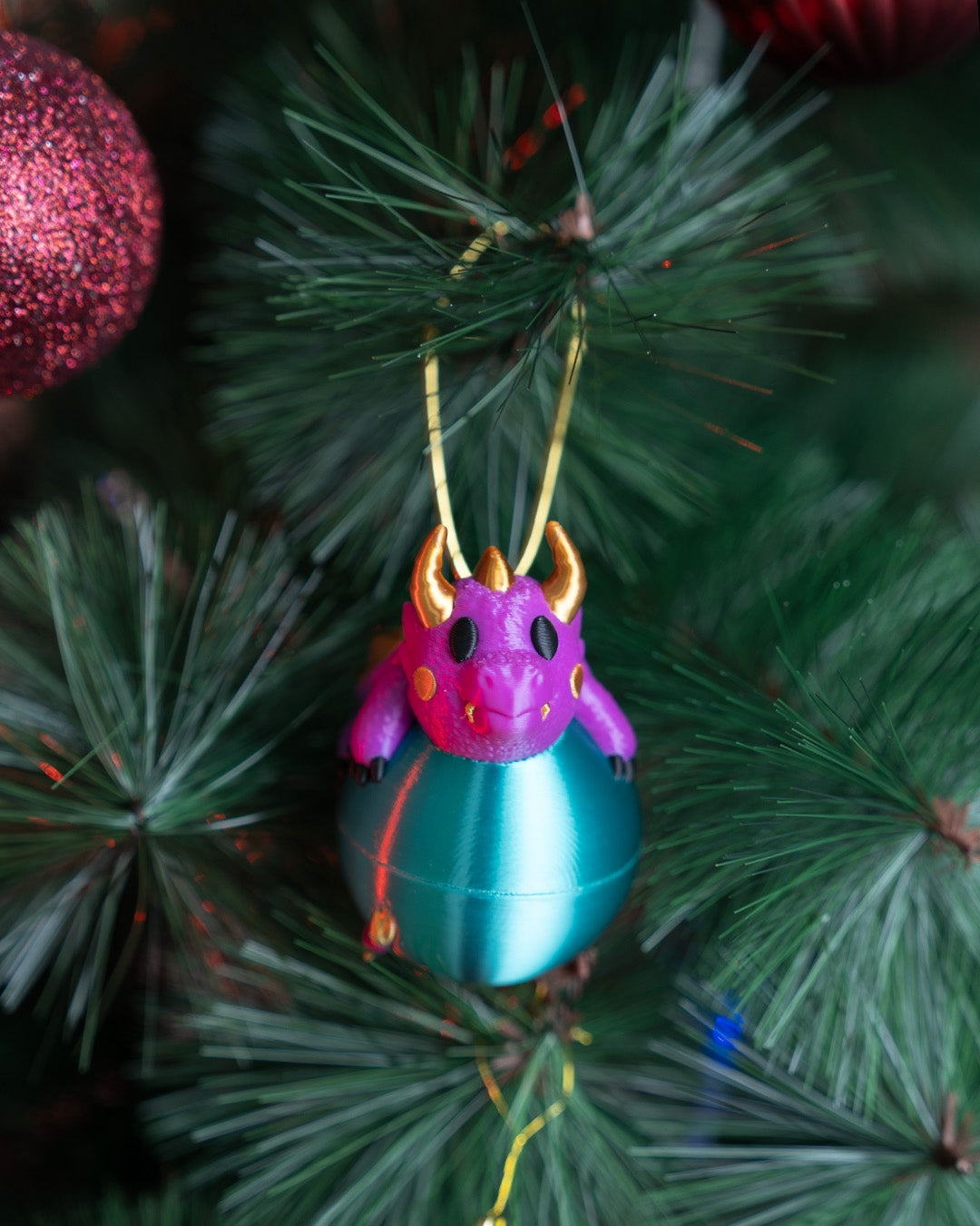 Dragon Christmas Ornament Ball