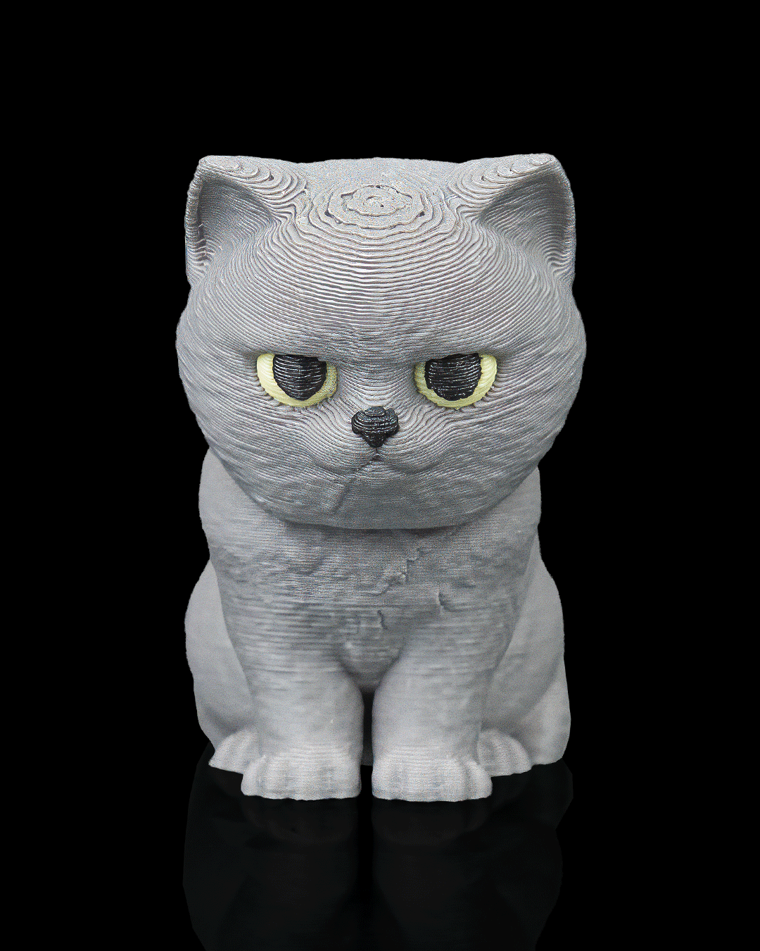 British Shorthair Cat Backpack Charm
