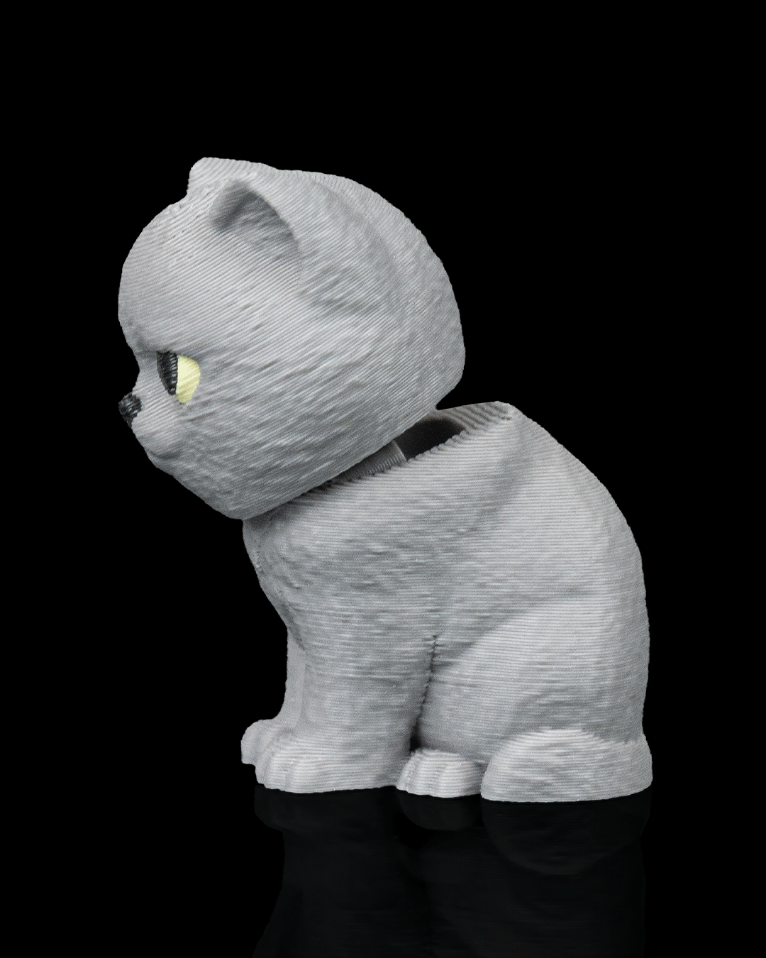 British Shorthair Cat Backpack Charm