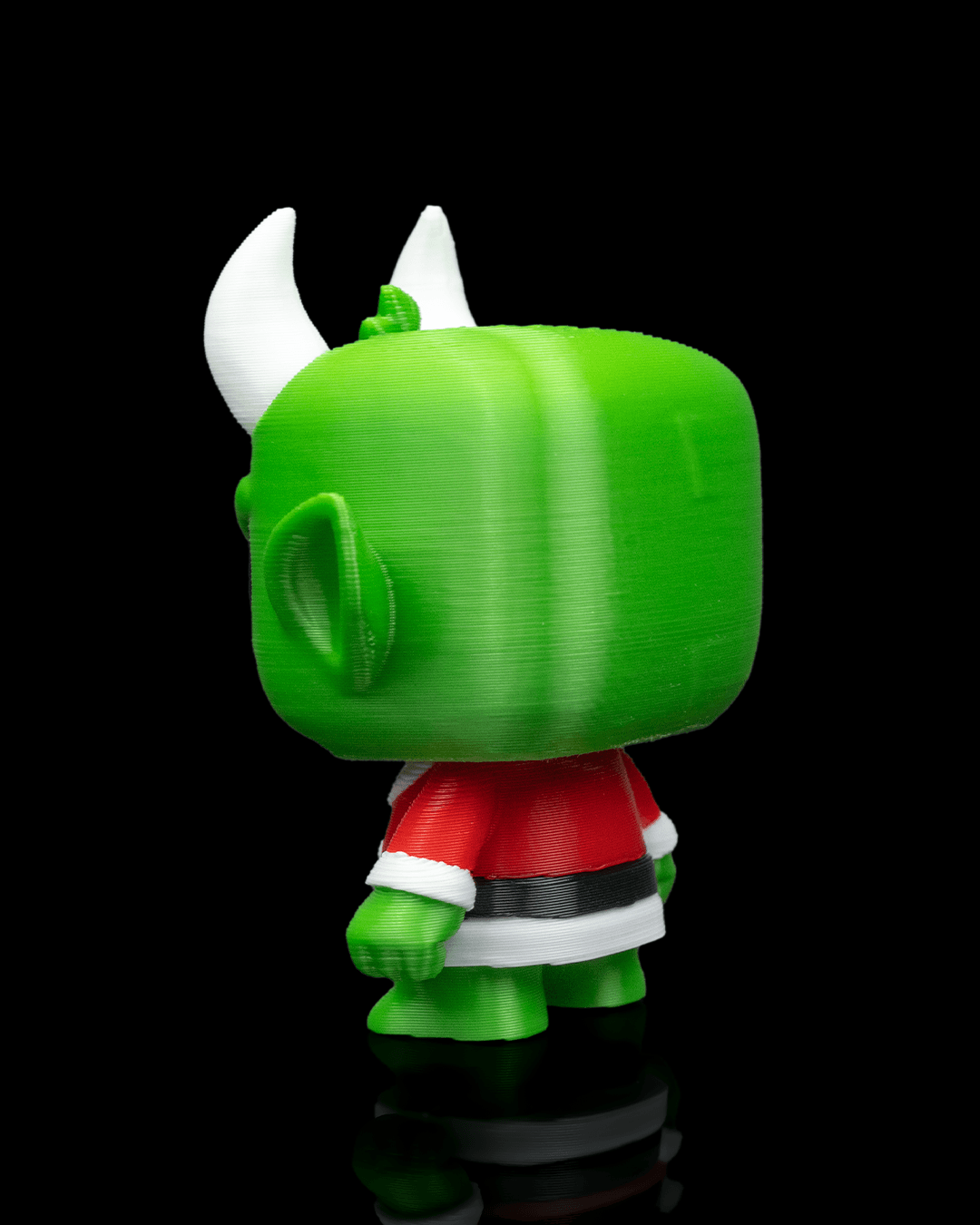 Grumpy Christmas Gremlin Keychain