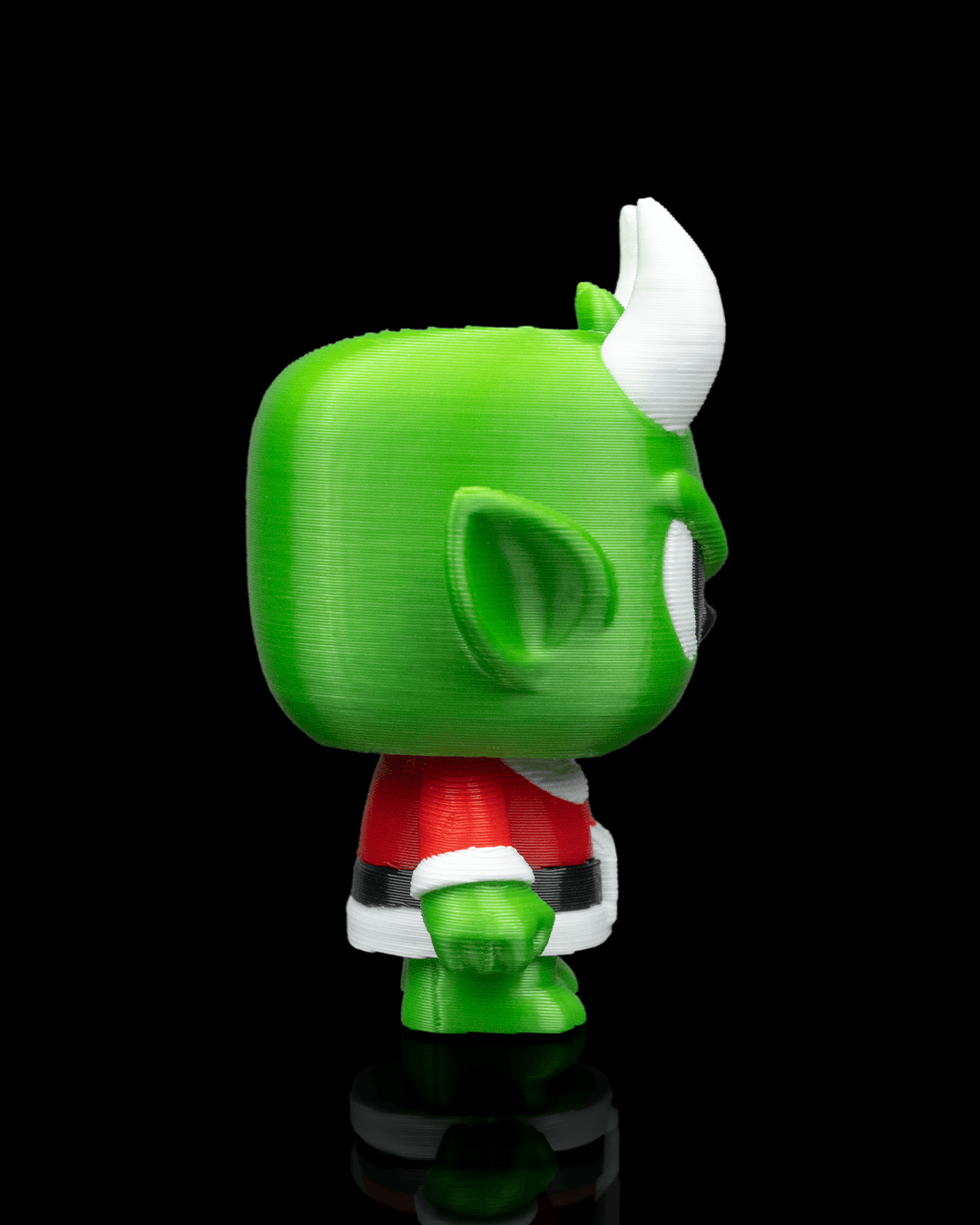 Grumpy Christmas Gremlin Keychain