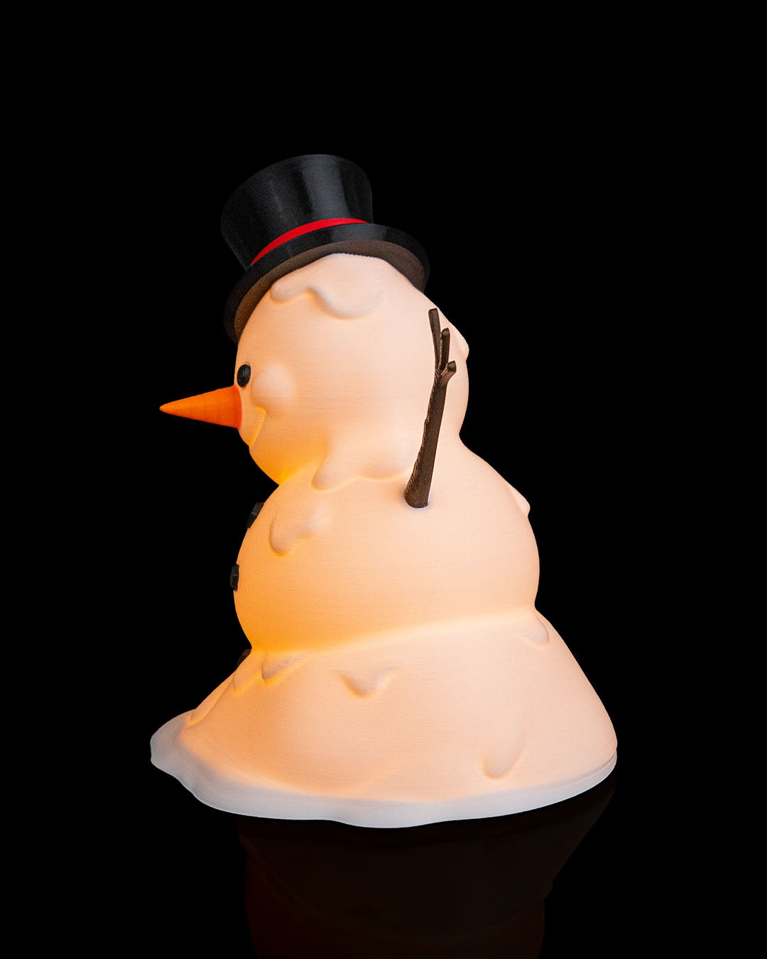 Happy Snowman Tealight Lamp