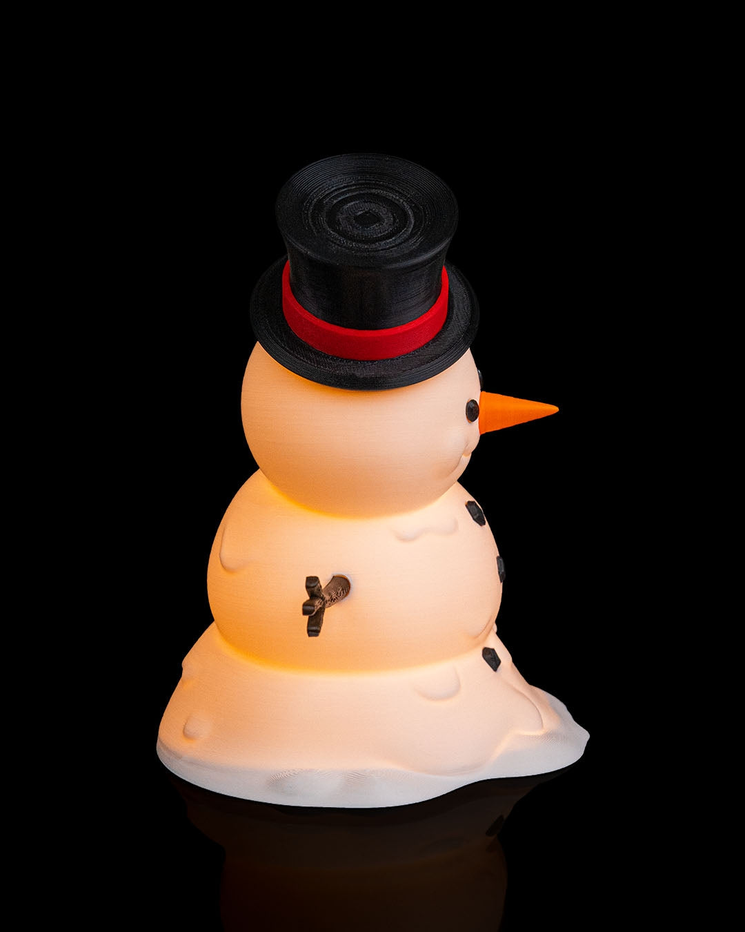 Happy Snowman Tealight Lamp