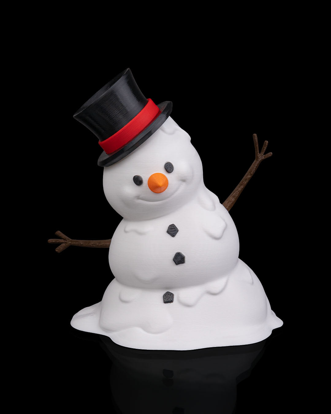 Happy Snowman Tealight Lamp