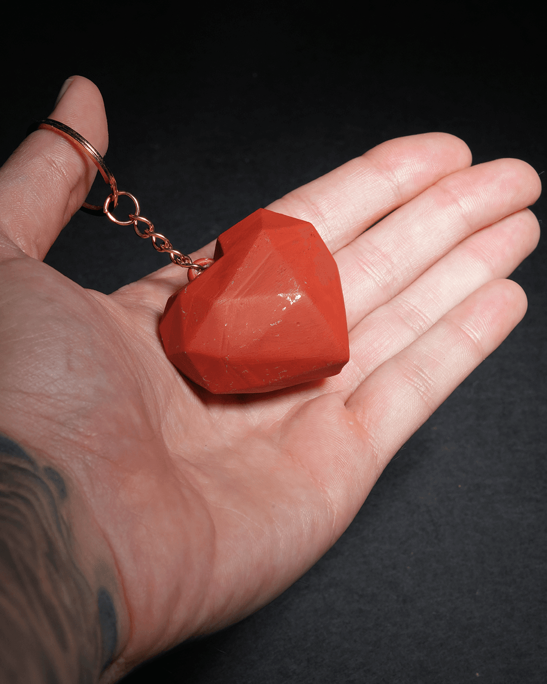 Layered Heart Pendant Charm