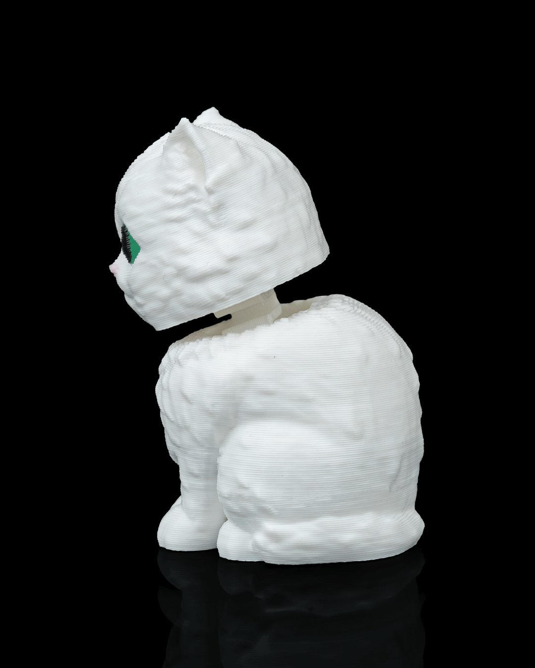 Gamer Turkish Angora Cat Backpack Charm