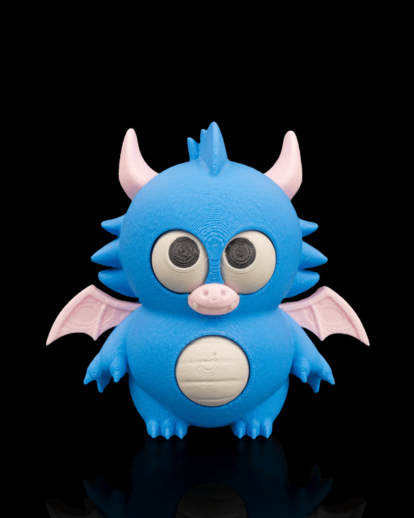 Belly-Rub Dragon Keychain