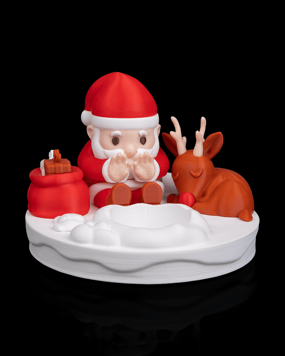Santa's Campfire Tealight Lamp