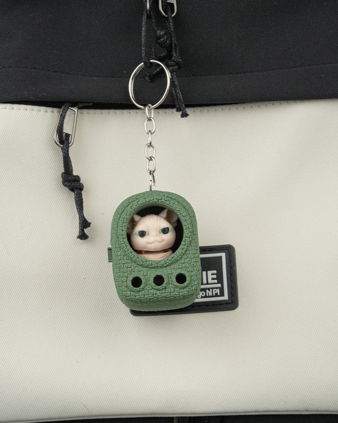 Sphynx Cat in Sweater Backpack Charm