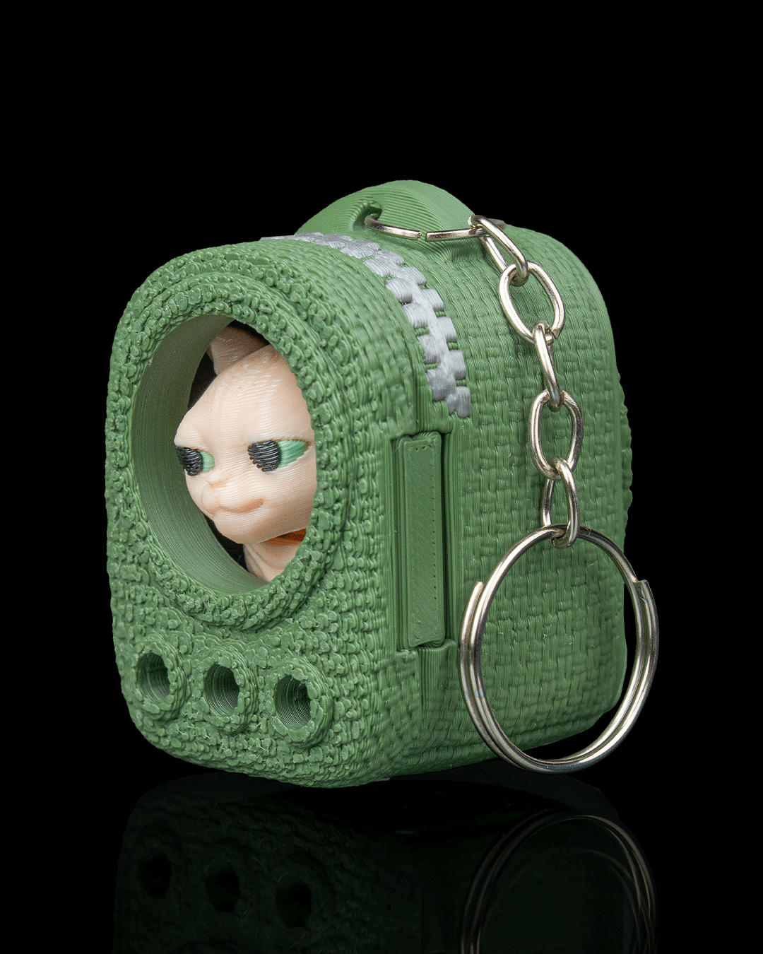 Sphynx Cat in Sweater Backpack Charm