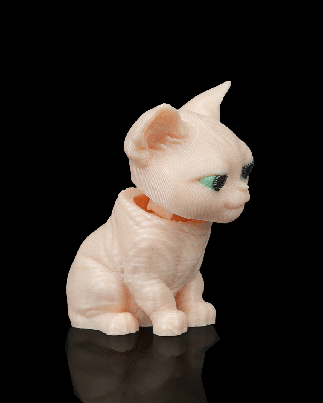 Sphynx Cat in Sweater Backpack Charm