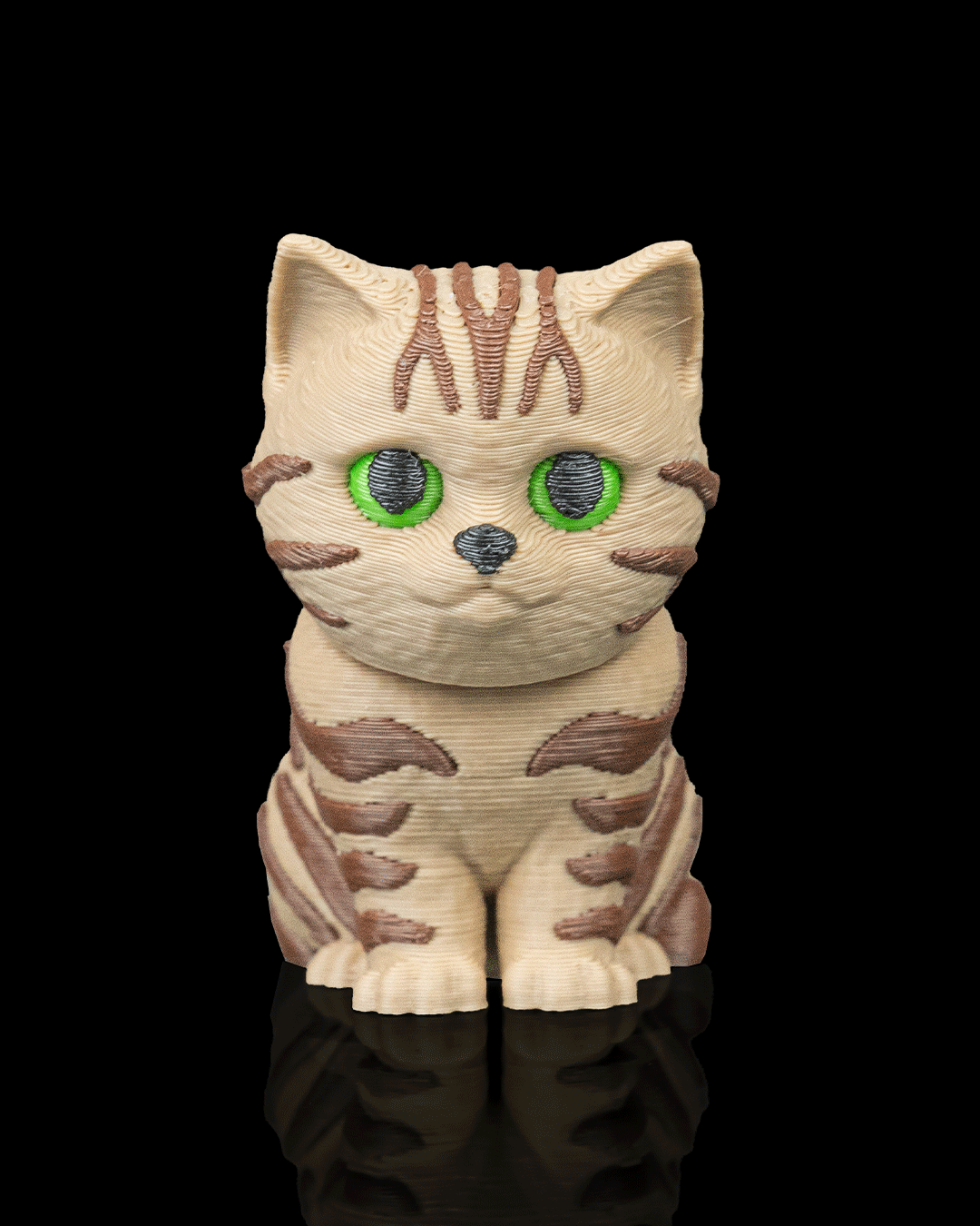 Street Tabby Cat Backpack Charm
