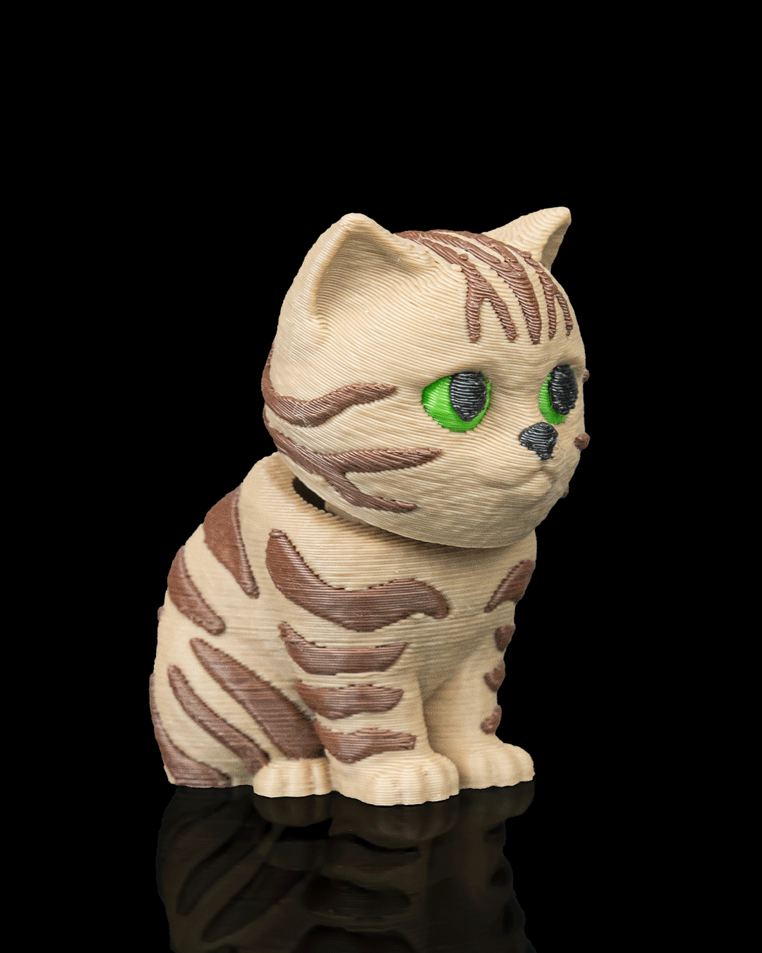Street Tabby Cat Backpack Charm