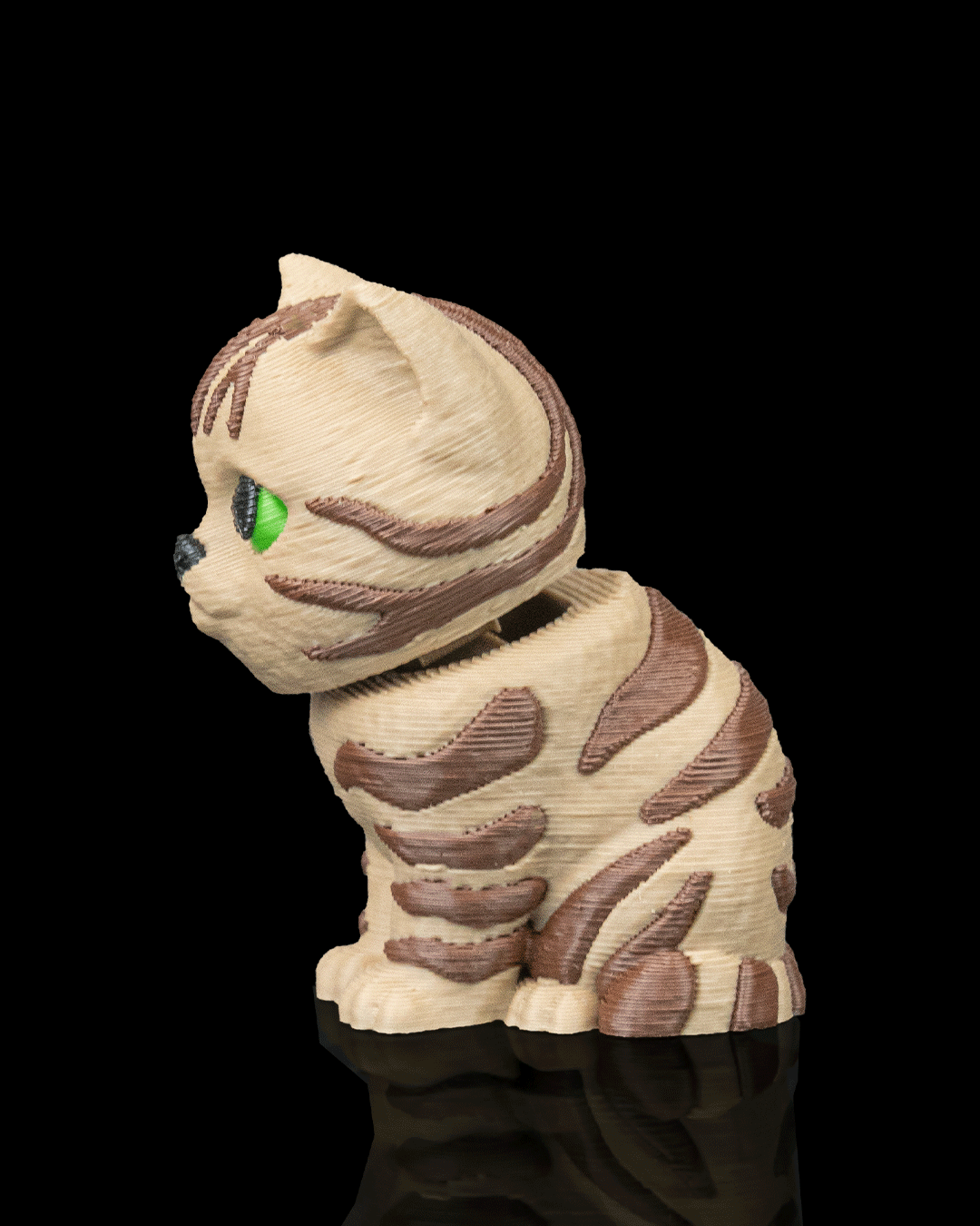 Street Tabby Cat Backpack Charm