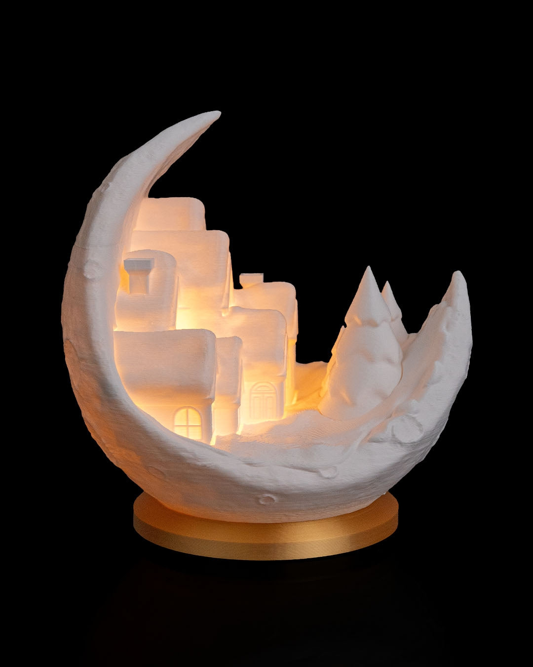 Moon Village Christmas Tealight Lamp
