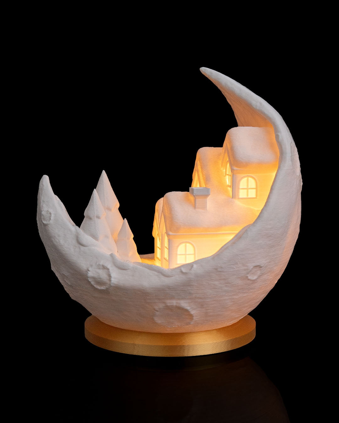 Moon Village Christmas Tealight Lamp
