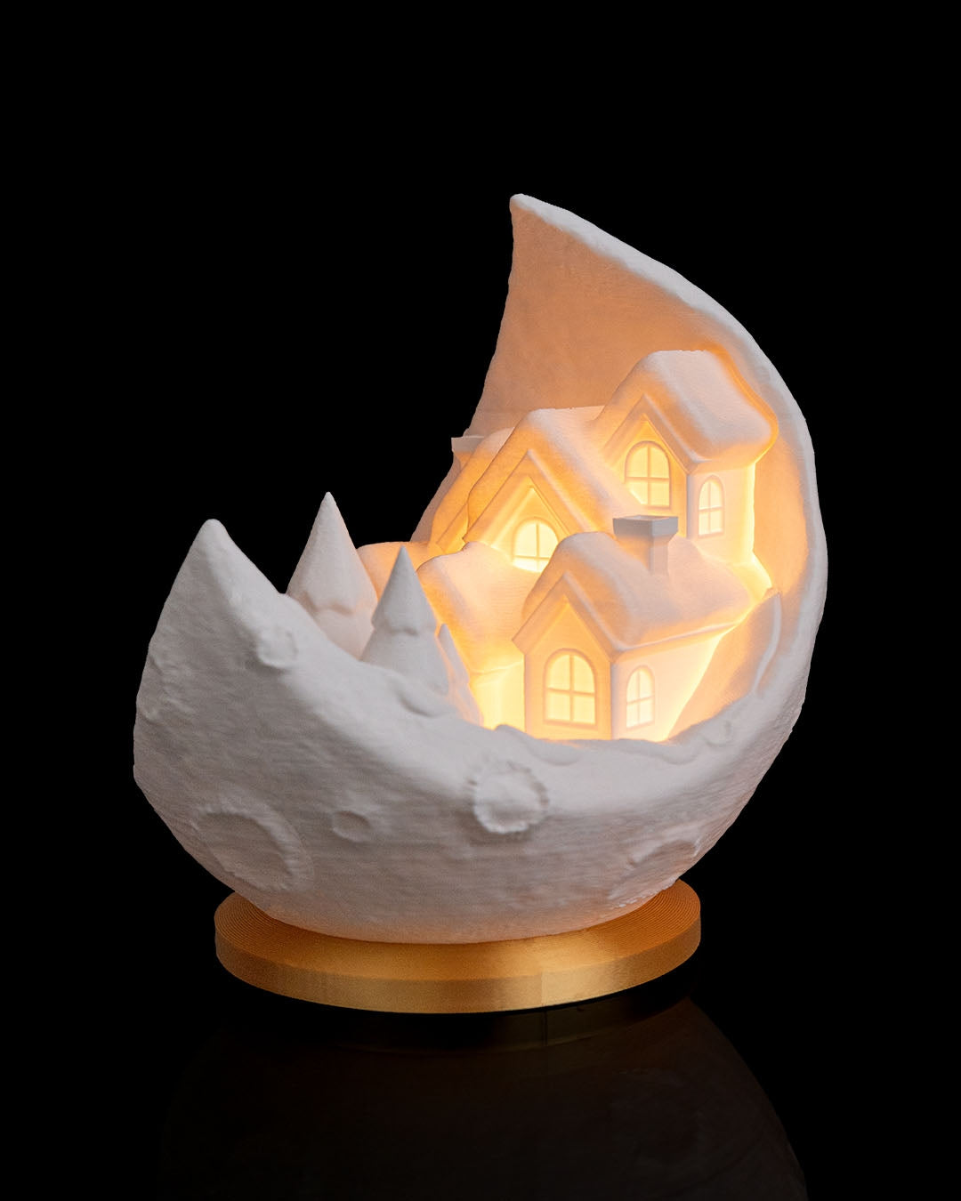 Moon Village Christmas Tealight Lamp