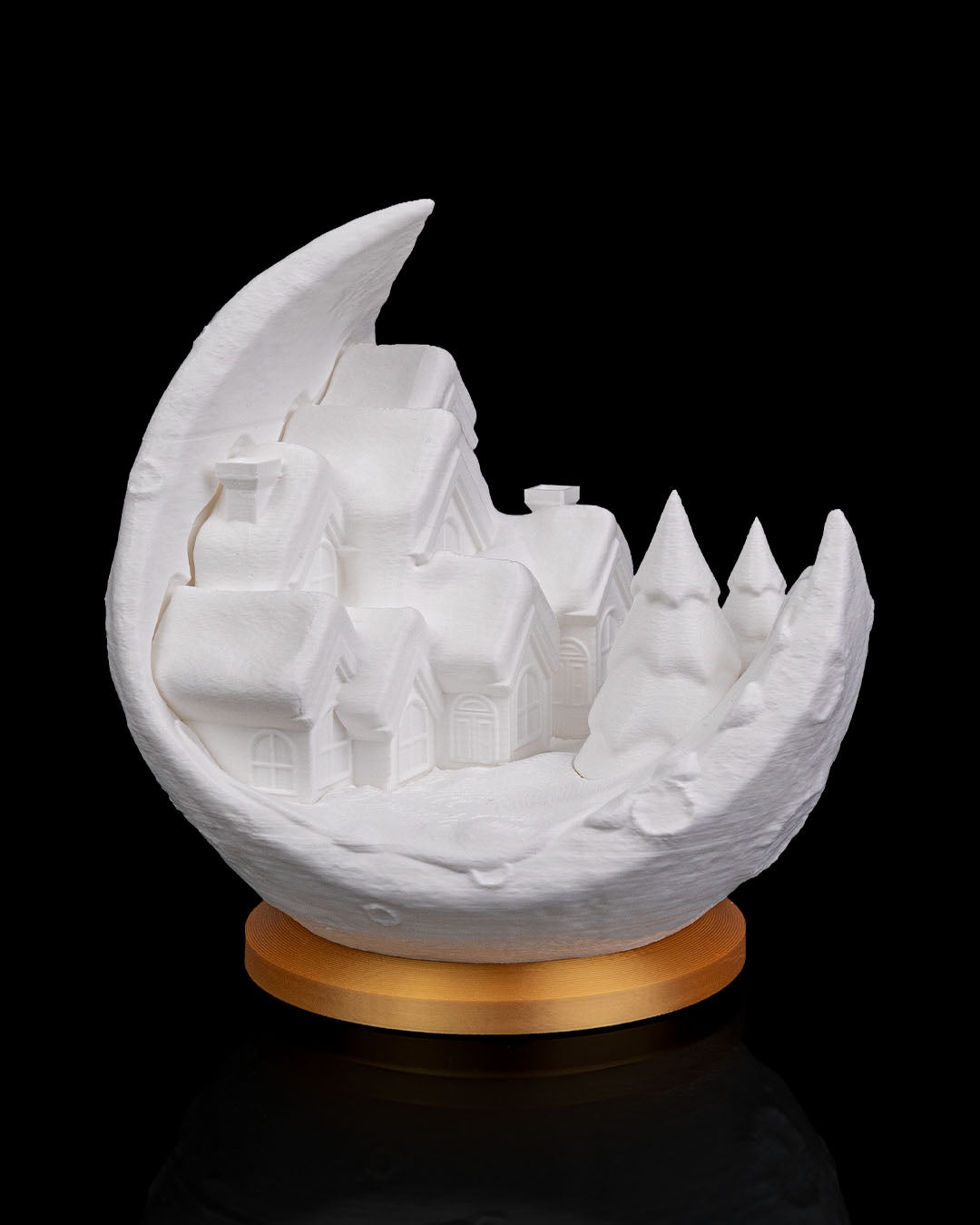 Moon Village Christmas Tealight Lamp